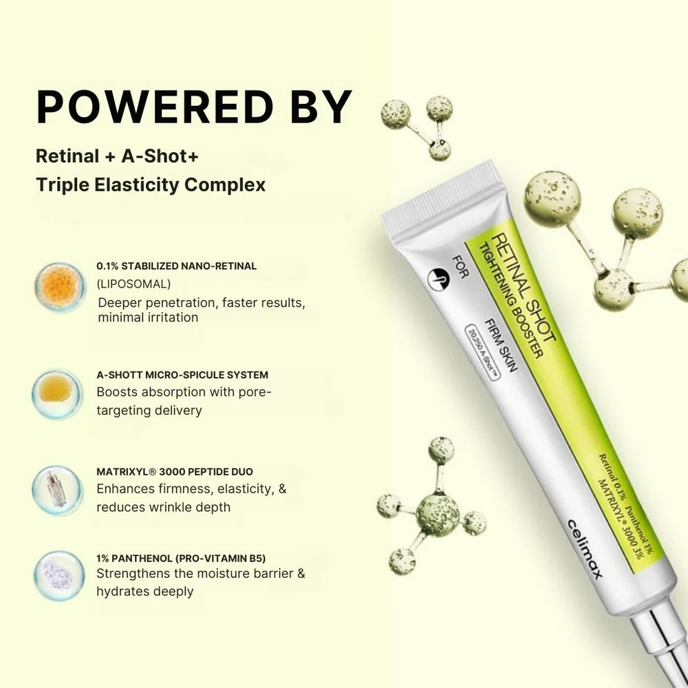 Buy 1 Get 1 Free Celimax The Vita-A Retinal Shot Tightening Booster, For Anti-Aging, Dark Spots & Wrinkles