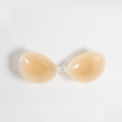 Invisible Silicone Strapless Breast Cover | Breathable Anti-Slip Design for Backless & Strapless Dresses