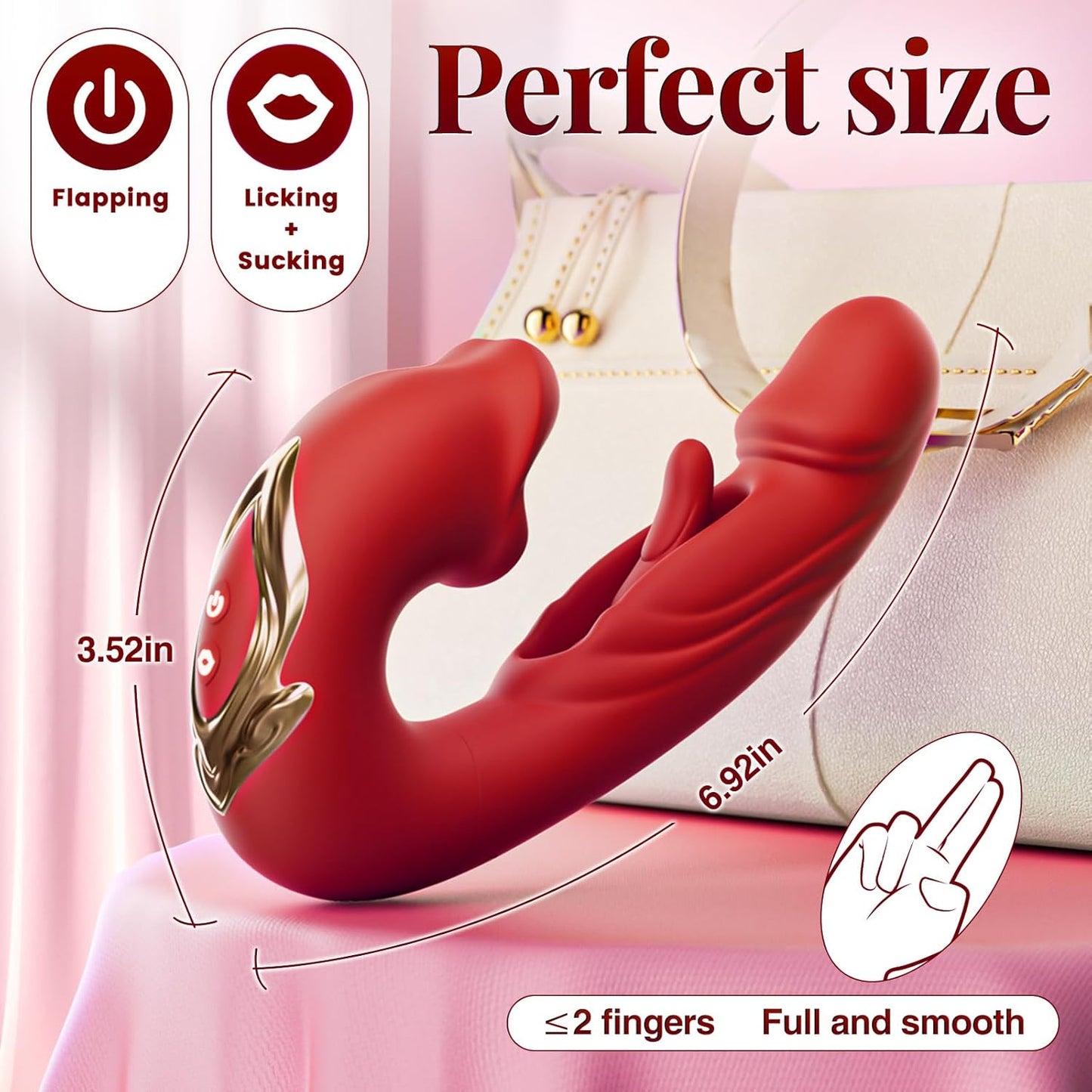 Premium Thrusting Personal Massager – Rechargeable, Multi-Mode Stimulation, Whisper-Quiet Design