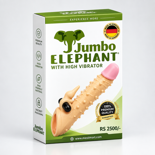 Jumbo Elephant Vibrating Extension