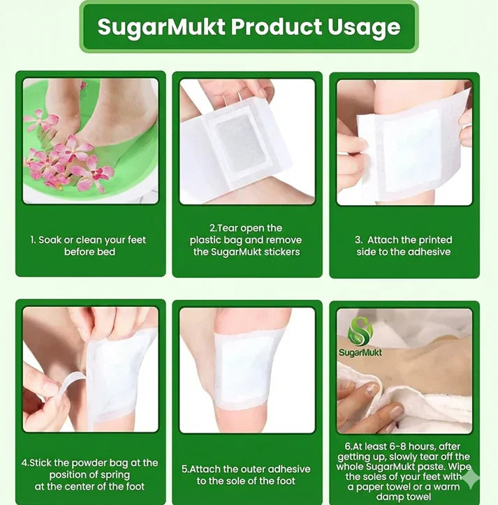 SugarMukt Herbal Sugar Control Foot Patches