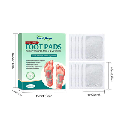 Buy 1 Get 1 Free 100% Herbal & Gentle Ingredient Detox Foot Pads ( Pack of 10 )