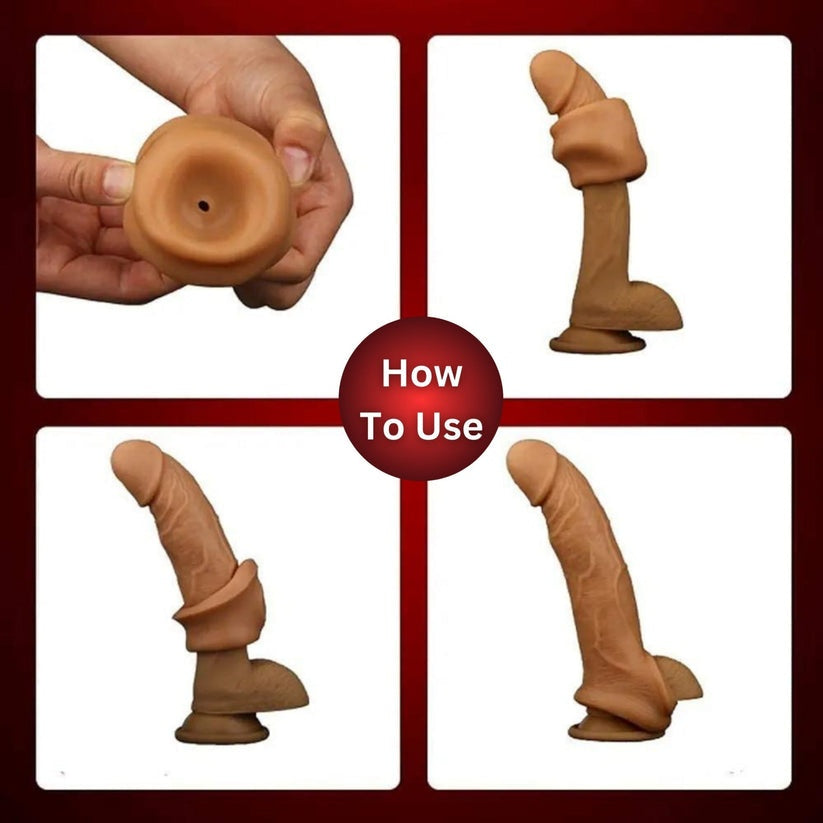 Real Feel Reusable Extension Condom 9 inch