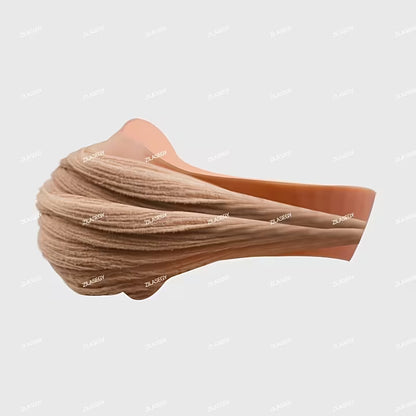 Invisible Silicone Strapless Breast Cover | Breathable Anti-Slip Design for Backless & Strapless Dresses