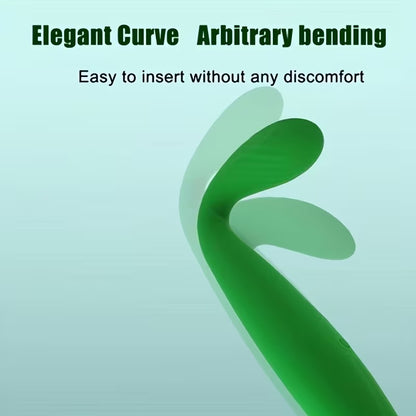 USB Rechargeable Curved Silicone Personal Massager – 10 Vibration Modes, Ergonomic Design, Waterproof & Portable