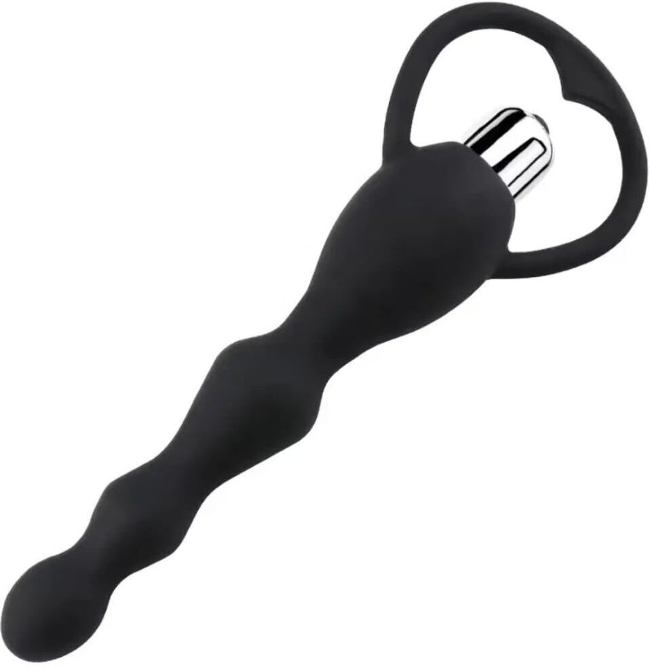 USB Rechargeable Silicone Vibrating Bead Massager – Multi-Speed Personal Wellness Device, Waterproof & Portable